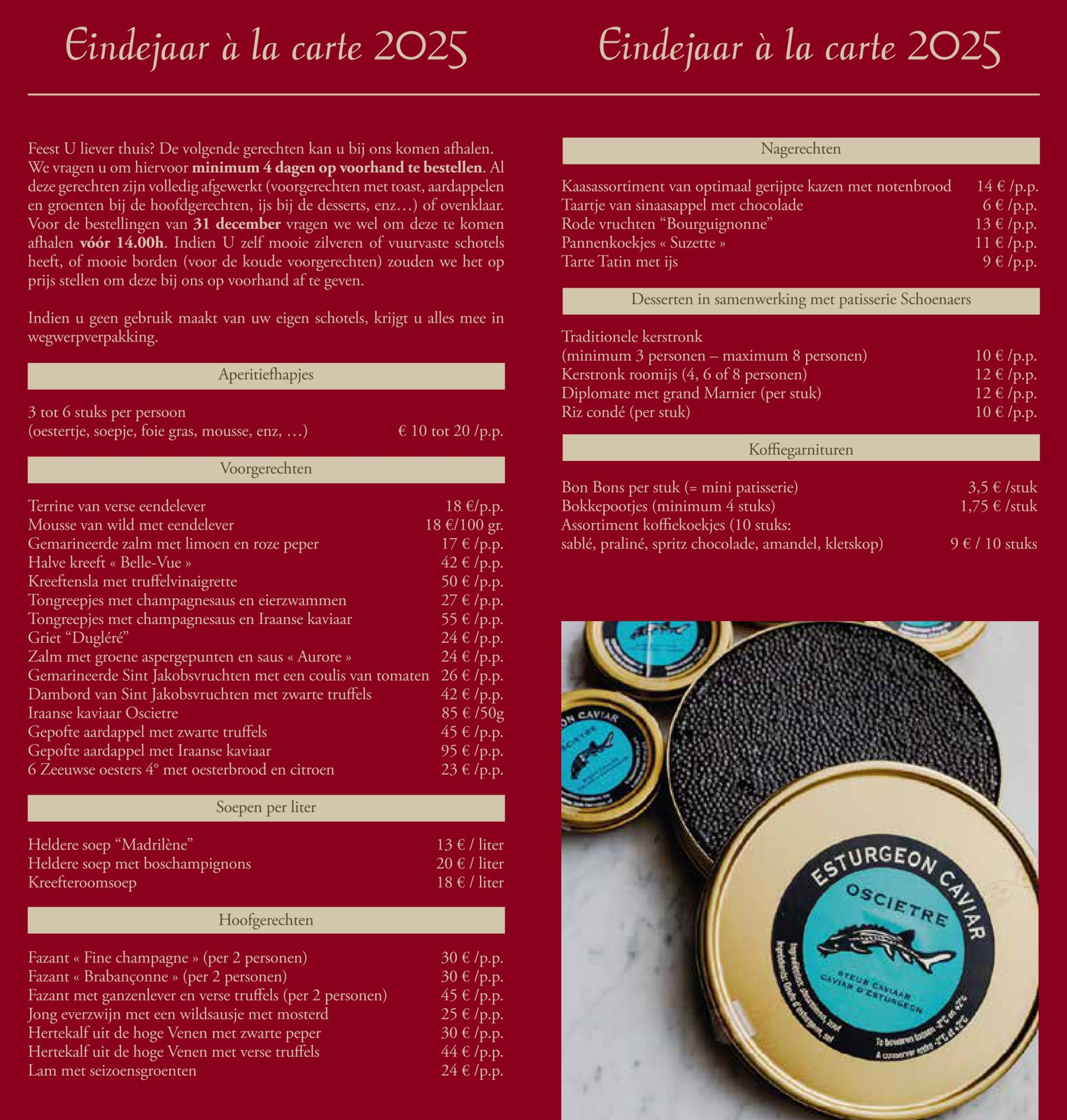 take away voorjaar 2025