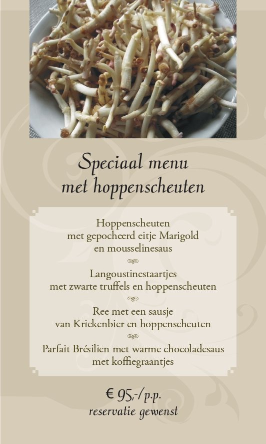 Hoppescheutenmenu