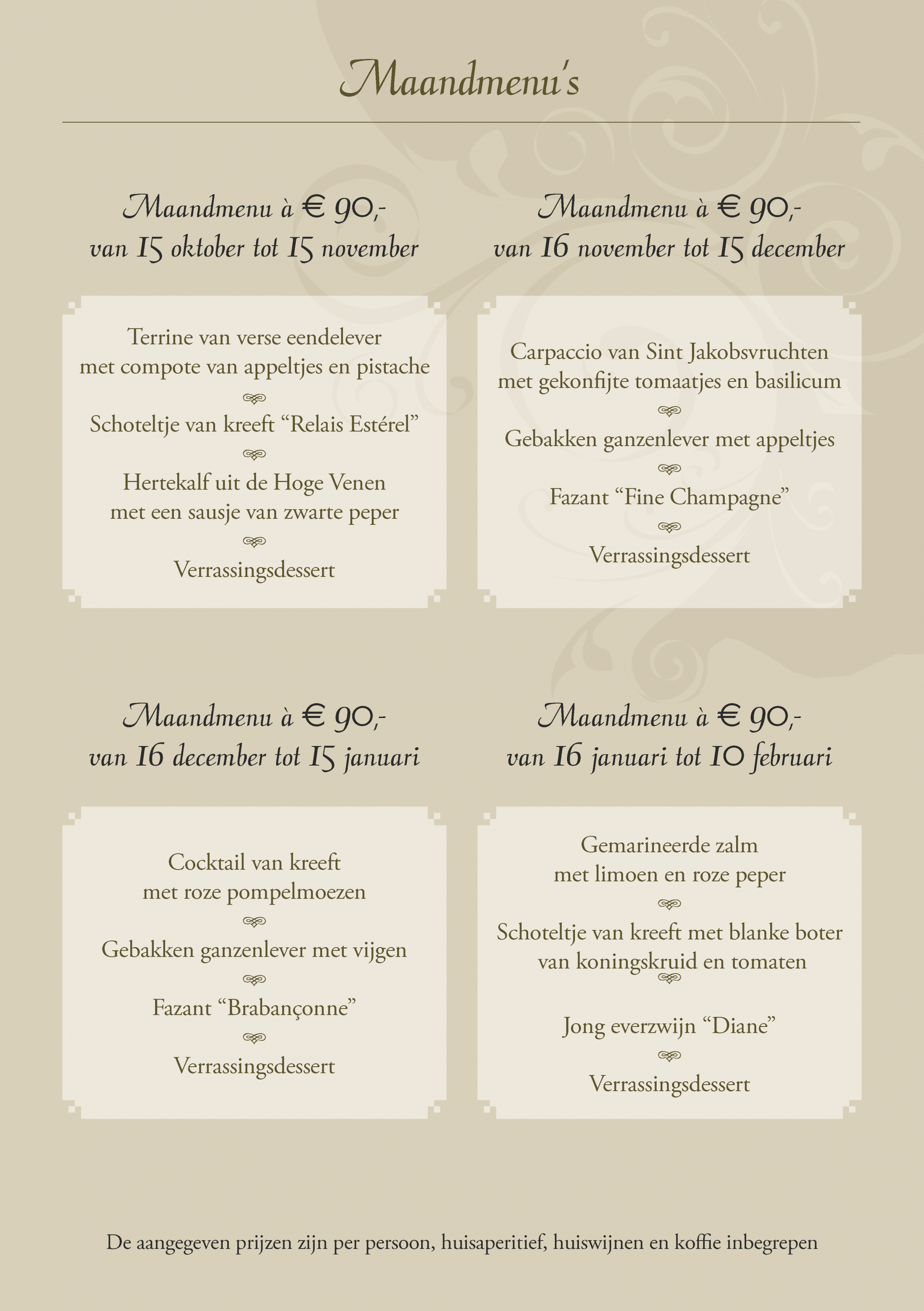 maandmenu’s